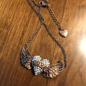 Betsey Johnson love necklace